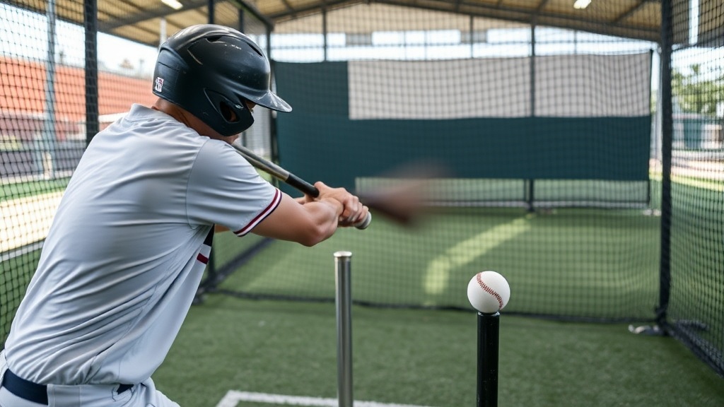 타격 연습장의 전체적인 모습을 보여주는 참고 이미지